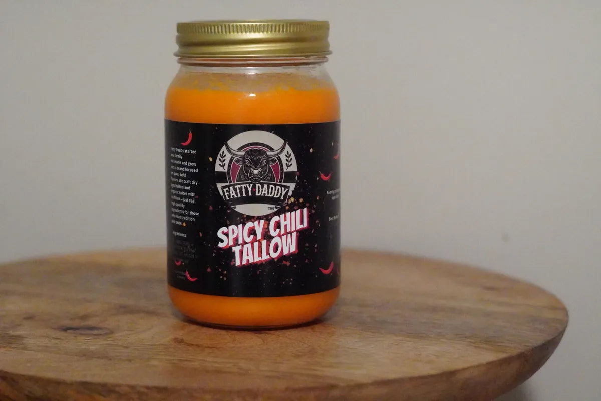 16oz dry aged Angus Beef Cooking Tallow- Pure & Nutrient Dense Cooking Fat