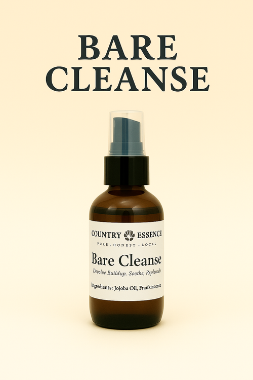 Bare Cleanser - Gentle Makeup and Pore Buildup Remover with Jojoba & Tea Tree Oil | Natural Face Cleanser