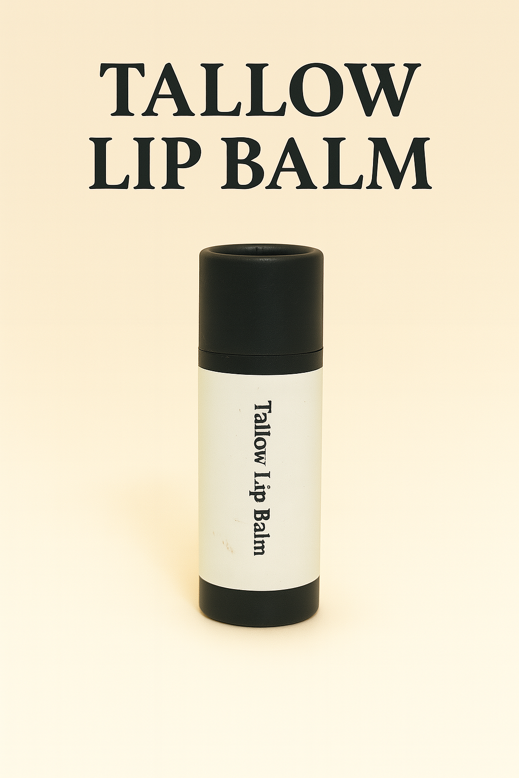 Natural Tallow Lip Balm - Organic Lip Care with Shea Butter & Beeswax | Chemical-Free Lip Treatment