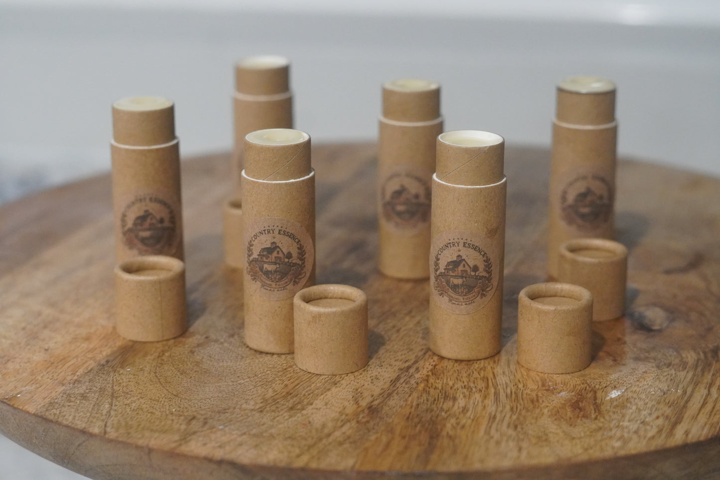Natural Tallow Lip Balm - Hydrating Handmade with Shea Butter, Beeswax & Essential Oils