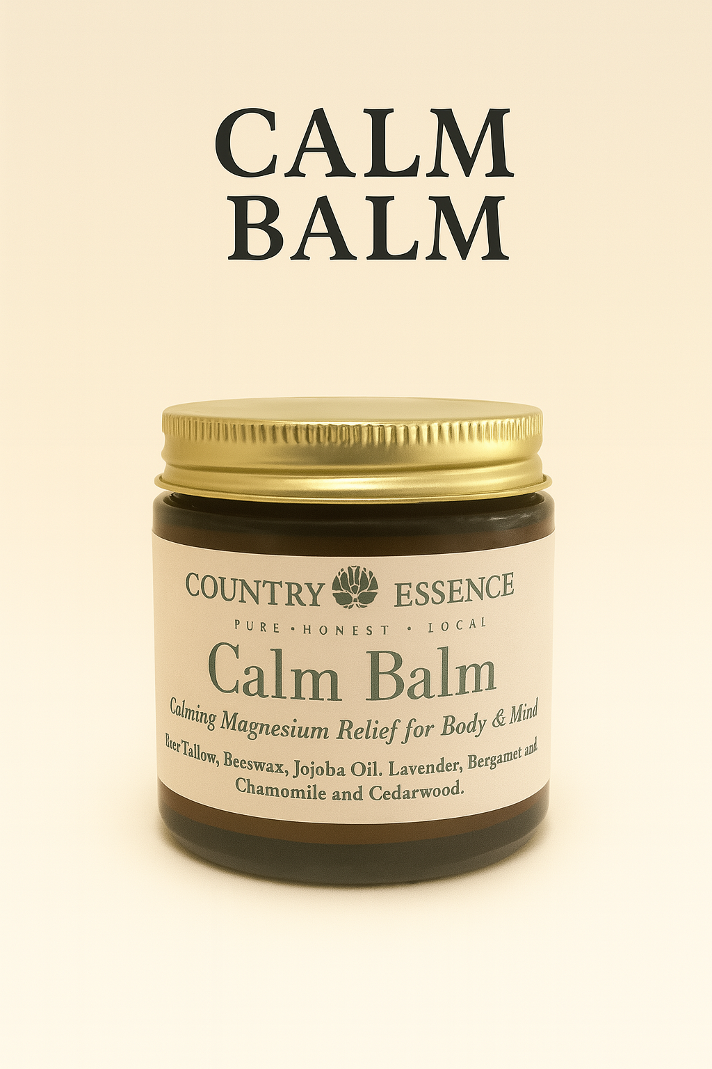 Calm Balm - Natural Sleep Aid Muscle Relaxing Magnesium Moisturizer | Lavender, Chamomile & Cedarwood