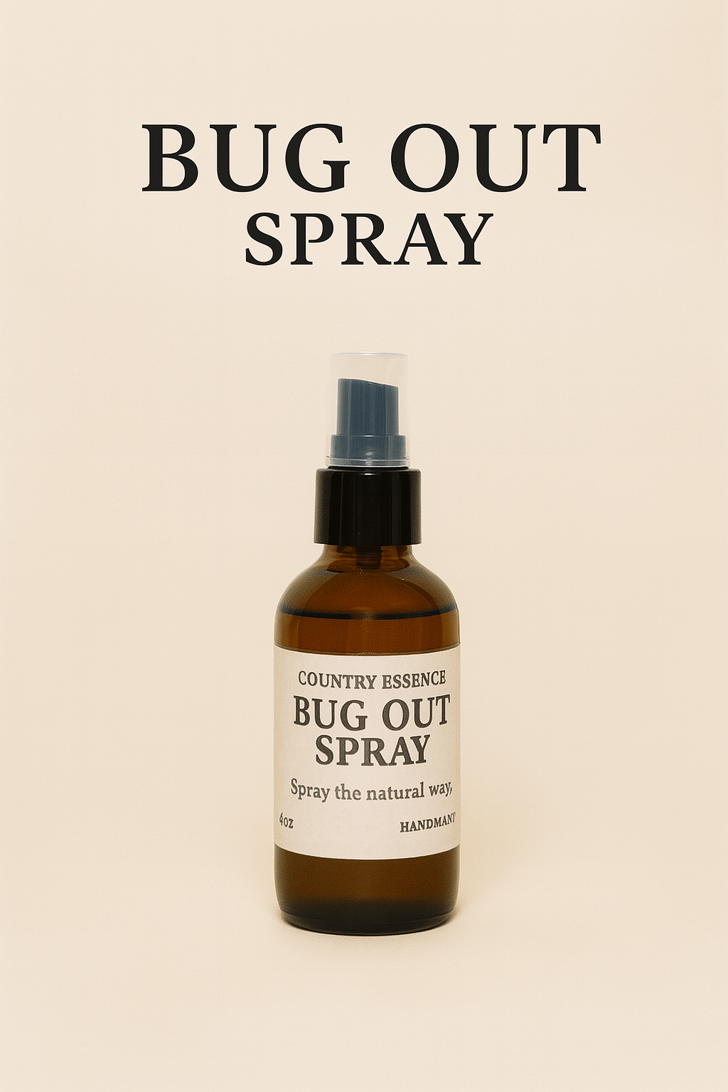 Bug Out Spray™ Natural Insect Repellent - DEET-Free | Essential Oil Bug Spray | Family Safe | Handmade in Rhode Island | 4oz