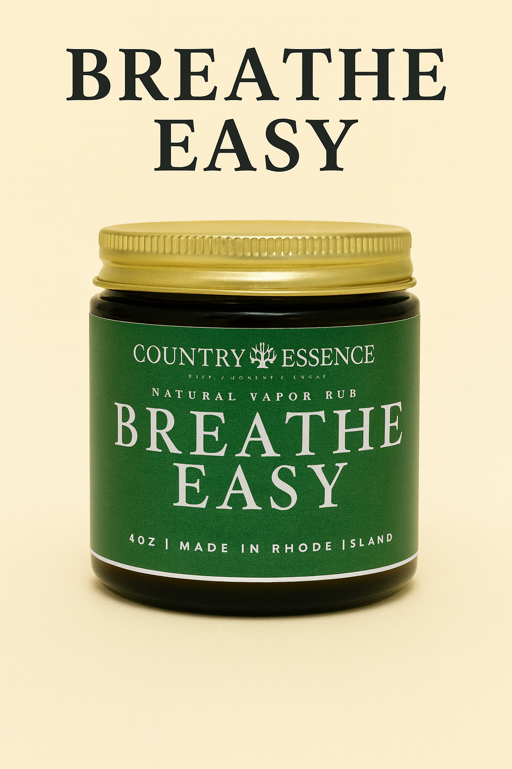 Breathe Easy – Natural Vapor Rub| Mullein| congestion| chest and back rub
