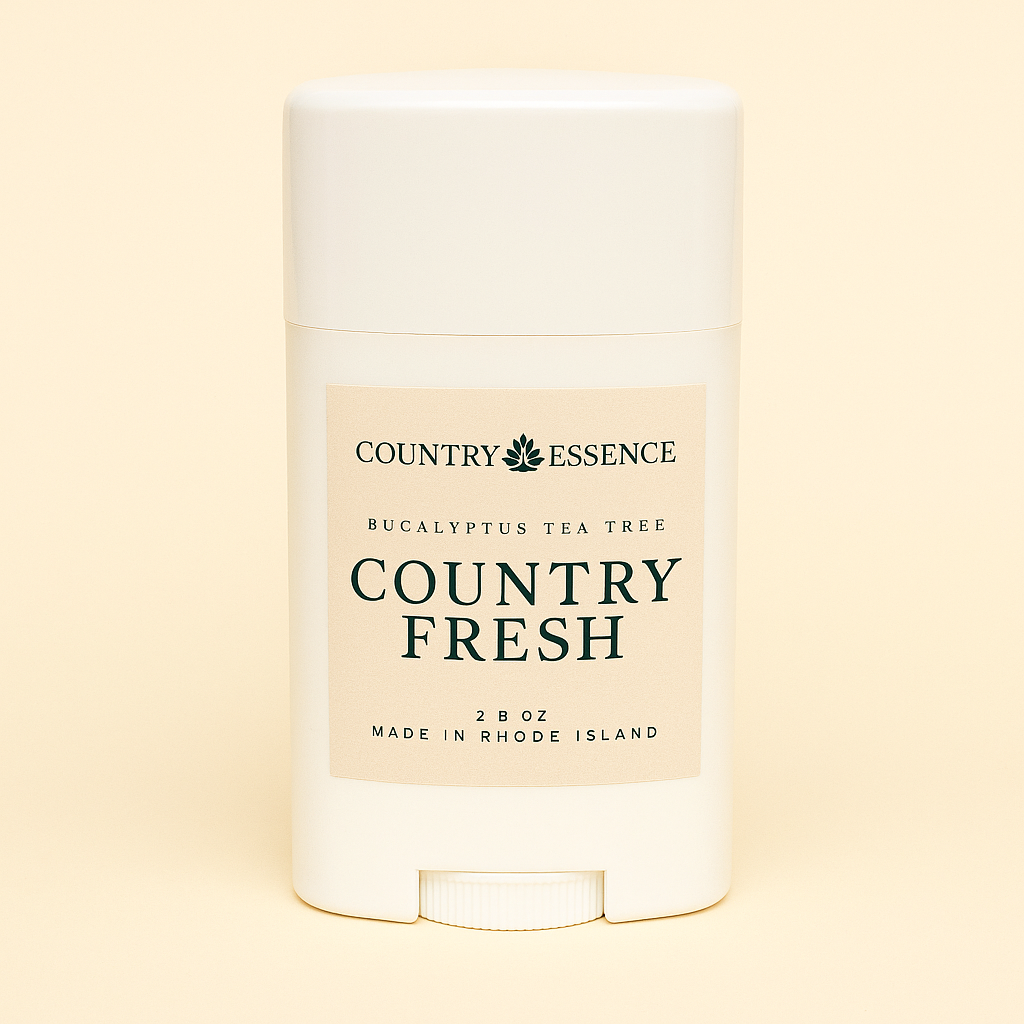 Country Fresh™ Natural Deodorant - Tallow-Based | Aluminum-Free | 3 Scent Options | Handmade in Rhode Island | 50ml